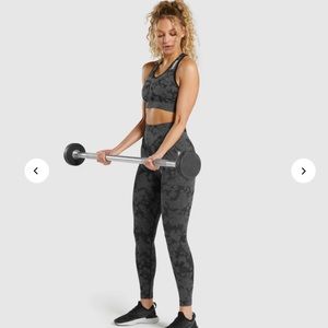 Gymshark Adapt Camo Seamless Leggings Black Size M